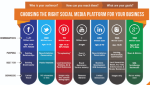 The differences between multiple social media platforms (Image Source)